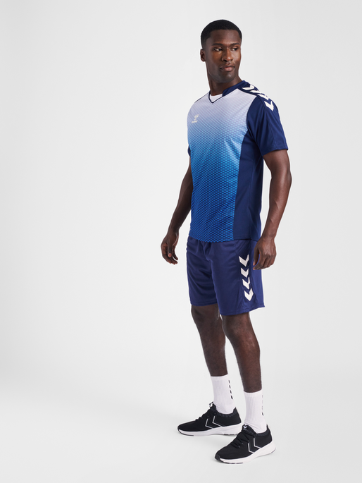 hmlCORE XK SUBLIMATION JERSEY S/S, MARINE, model