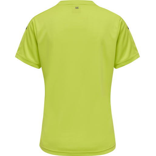 hmlCORE XK POLY JERSEY S/S WOMAN, LIME POPSICLE, packshot