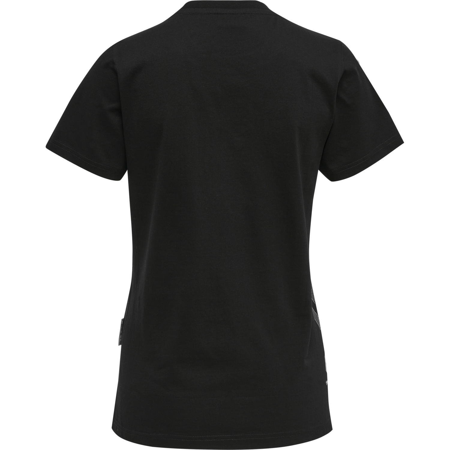 hmlMOVE GRID COTTON T-SHIRT S/S WOM, BLACK, packshot
