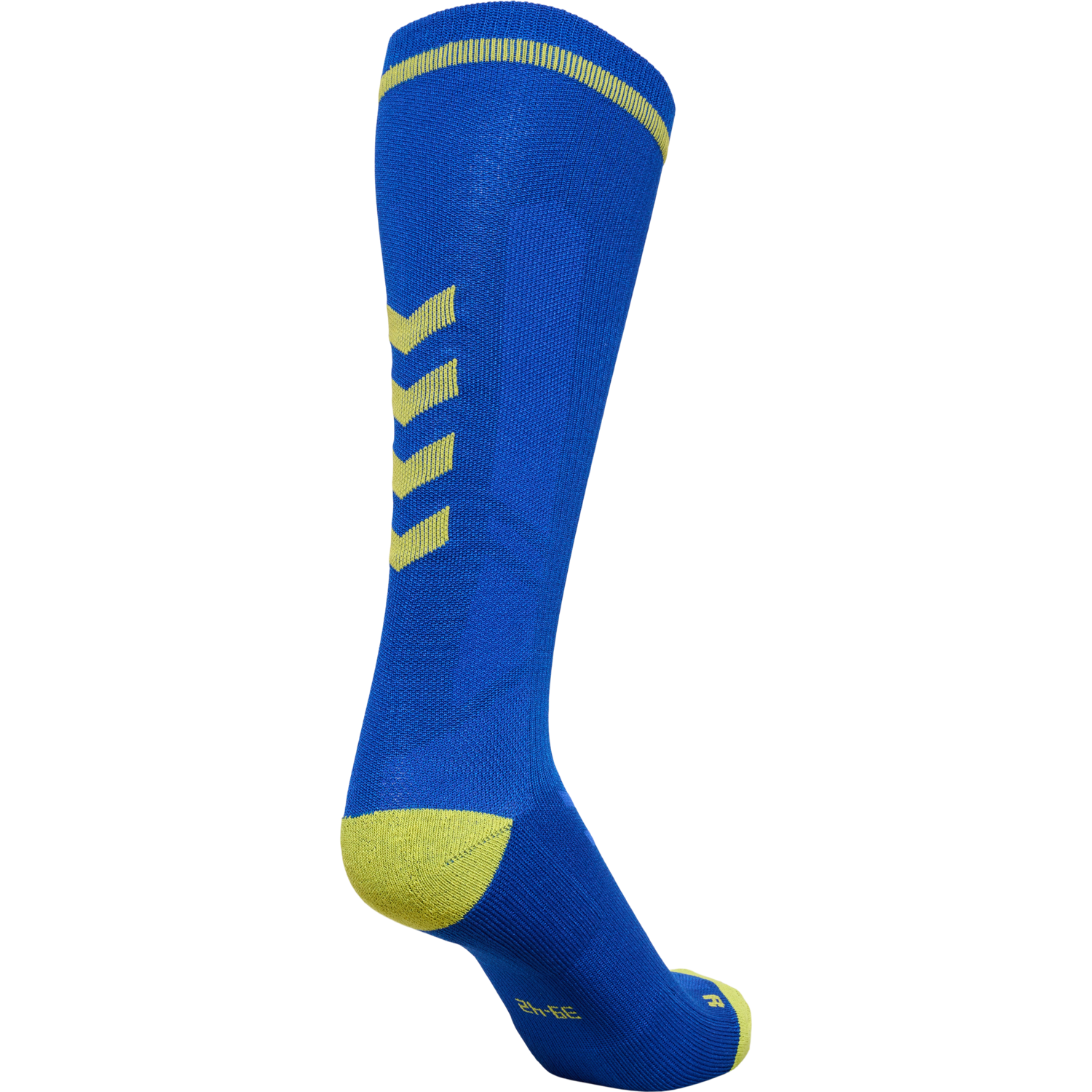 ELITE INDOOR SOCK HIGH, TRUE BLUE/BLAZING YELLOW, packshot