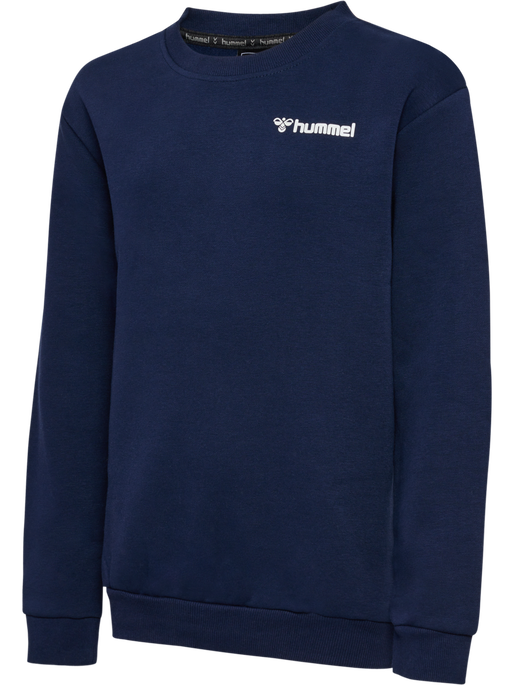 hmlMOVER COTTON SWEATSHIRT KIDS, MARINE, packshot