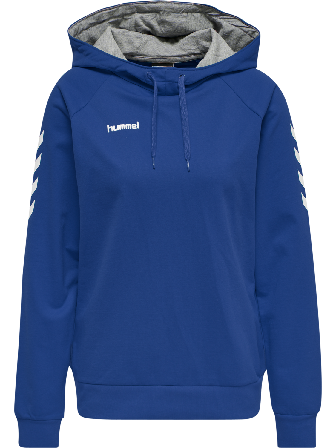 HMLGO COTTON HOODIE WOMAN, TRUE BLUE, packshot