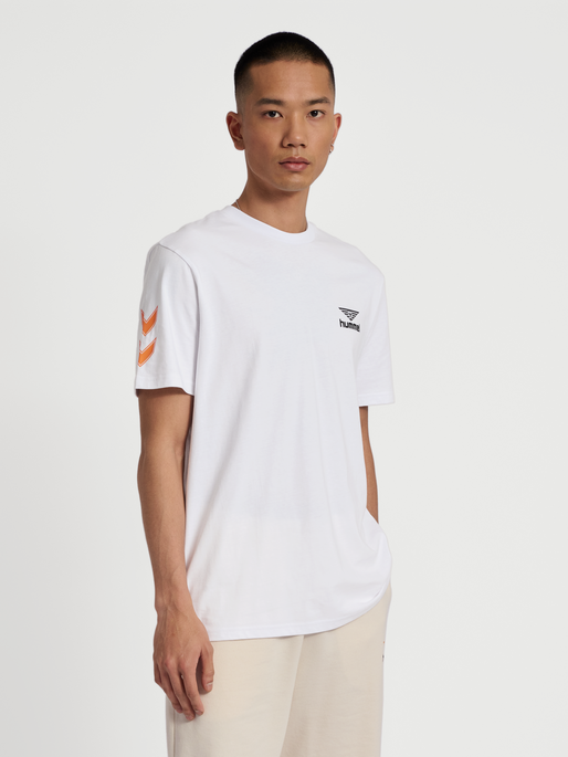 hummel HIVE MASON T SHIRT WHITE hummel