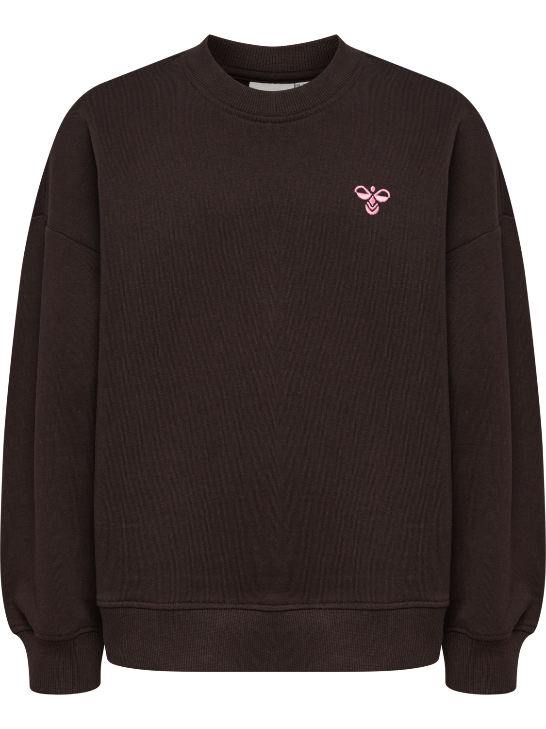 hmlJR JUMP BOXY SWEATSHIRT, CHOCOLATE TORTE, packshot