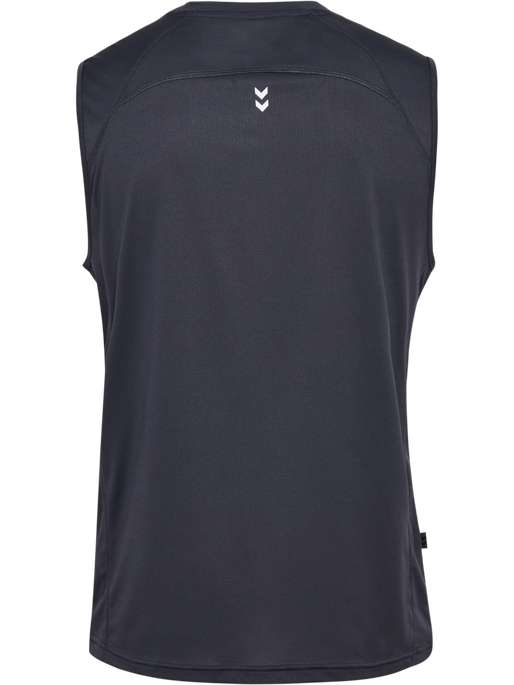 hmlPULSE WORKOUT TANK TOP, EBONY, packshot