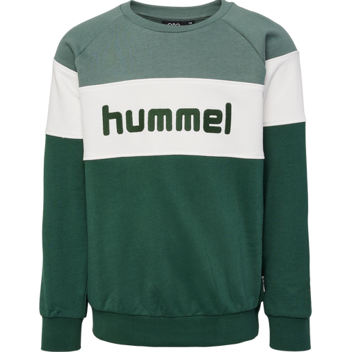 hmlCLAES SWEATSHIRT, PINENEEDLE, packshot