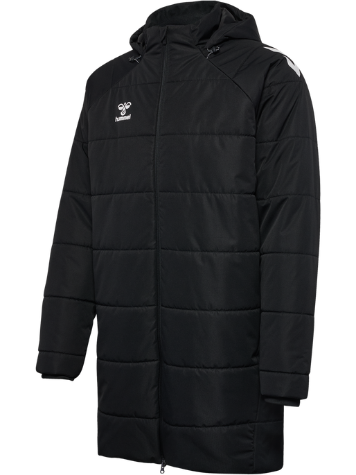 hmlLEAD 2.0 BENCH JACKET, BLACK, packshot