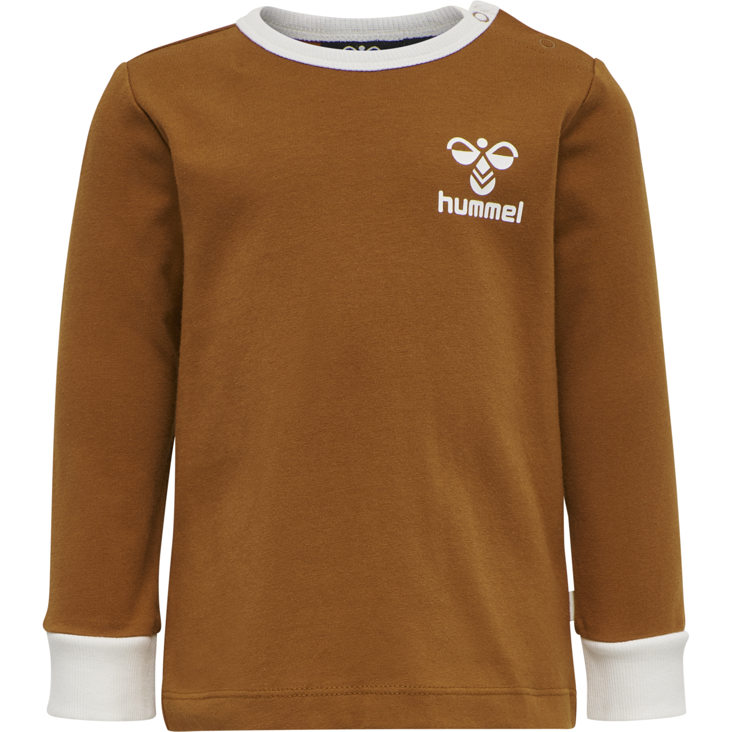 hmlMAUILINO T-SHIRT L/S, GLAZED GINGER, packshot