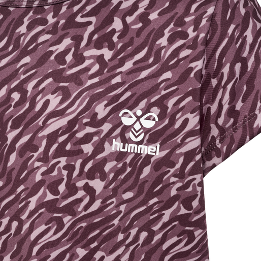 hmlNANNA T-SHIRT S/S, ROSE BROWN, packshot