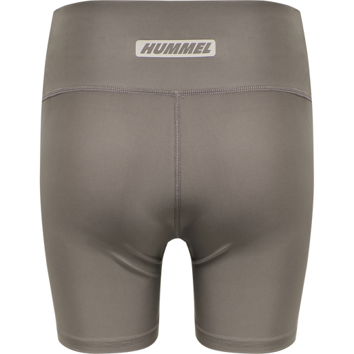 hmlTE TOLA HW TIGHT SHORTS, DRIFTWOOD, packshot