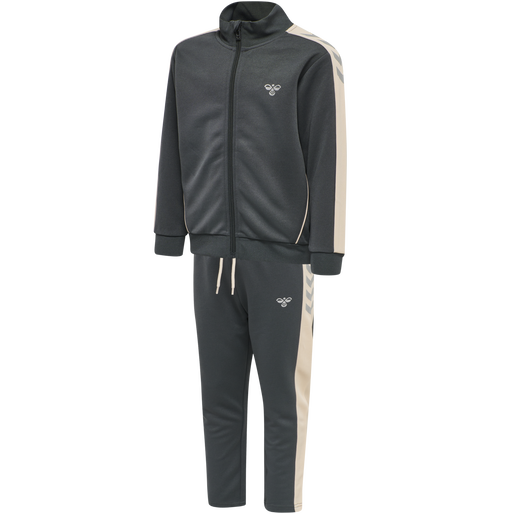 hmlDROP TRACKSUIT, IRON GATE, packshot