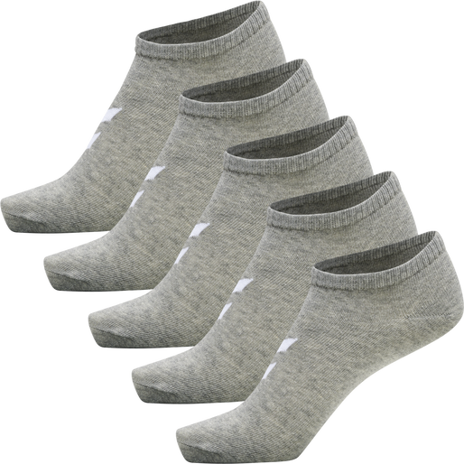 hmlMATCH ME SOCK 5-PACK, GREY MELANGE/GREY MELANGE, packshot