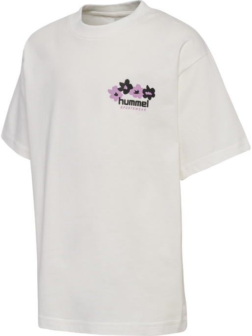 hmlJR LOOSE T-SHIRT S/S STADIUM, BLANC DE BLANC, packshot