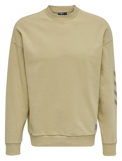 hmlURBAN SWEATSHIRT, PALE KHAKI, packshot