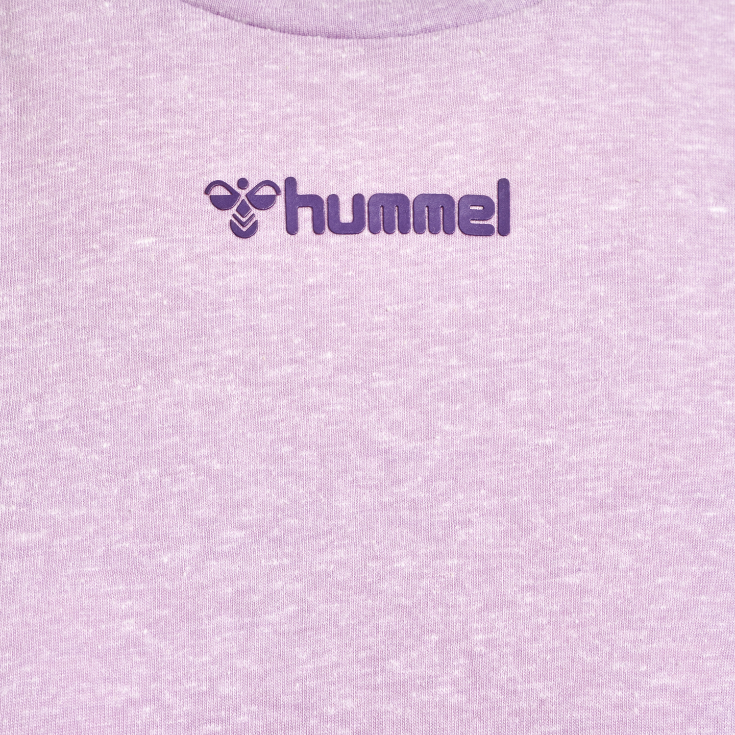hmlZANDRA T-SHIRT, PASTEL LILAC MELANGE, packshot