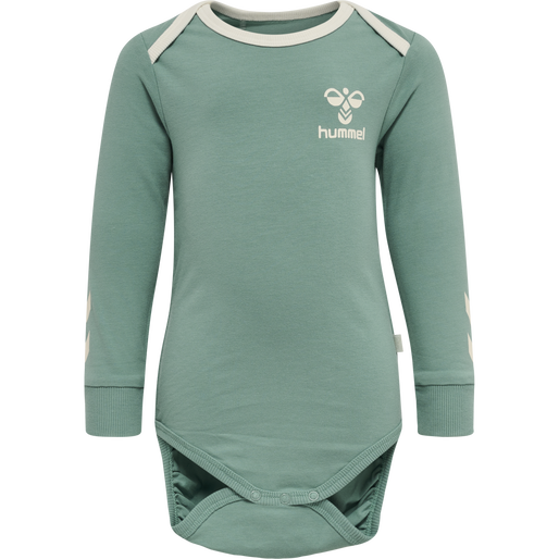 hmlMAULE BODY L/S, MINERAL BLUE, packshot