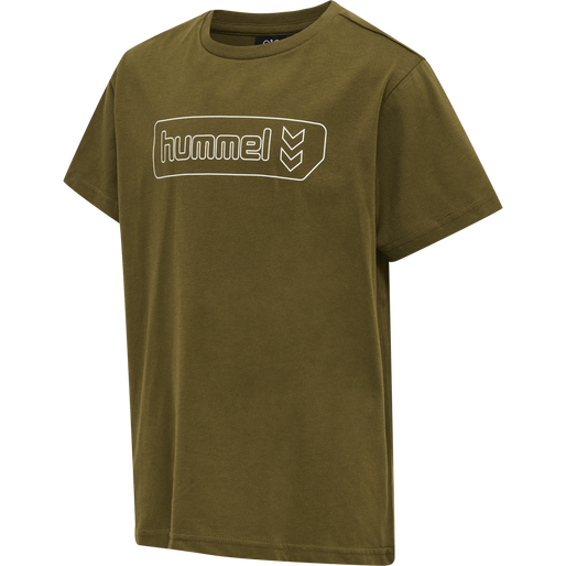 hmlTOMB T-SHIRT S/S, DARK OLIVE, packshot