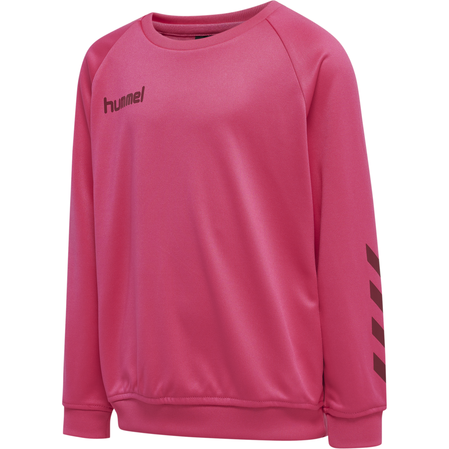 hmlPROMO KIDS POLY SWEATSHIRT, RASPBERRY SORBET, packshot