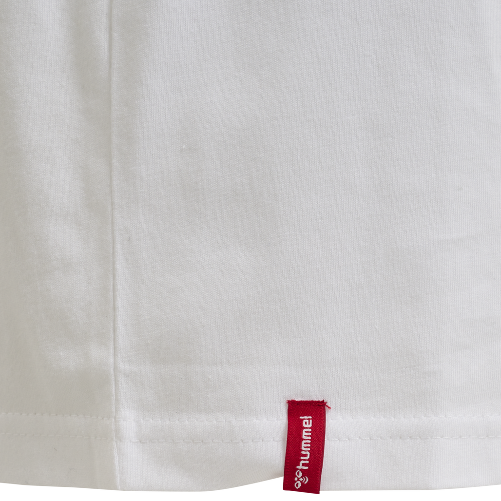 hummel RED BASIC T SHIRT S S KIDS WHITE hummel