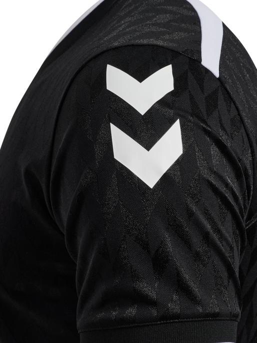 hmlMATCH LEGEND JERSEYS S/S, BLACK, packshot