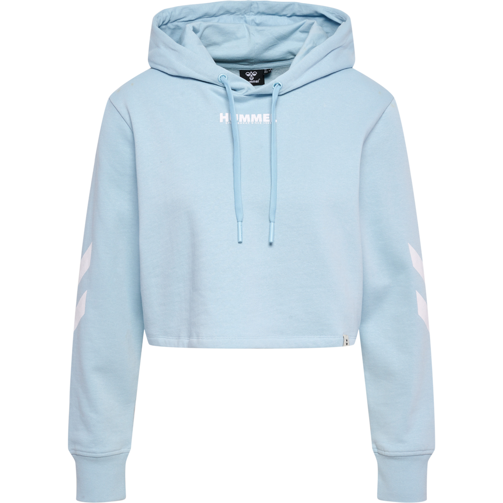 Light blue cropped hoodie sales