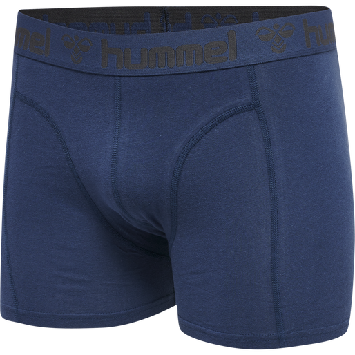 hmlMARSTON 4-PACK BOXERS, BLACK/INSIGINA BLUE, packshot