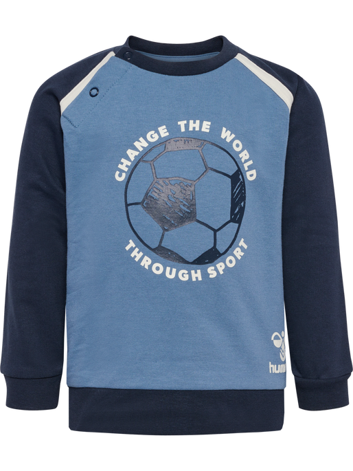 hmlBOBBY SWEATSHIRT, BLUE NIGHTS, packshot