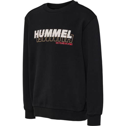 hmlSAMUEL SWEATSHIRT, BLACK, packshot