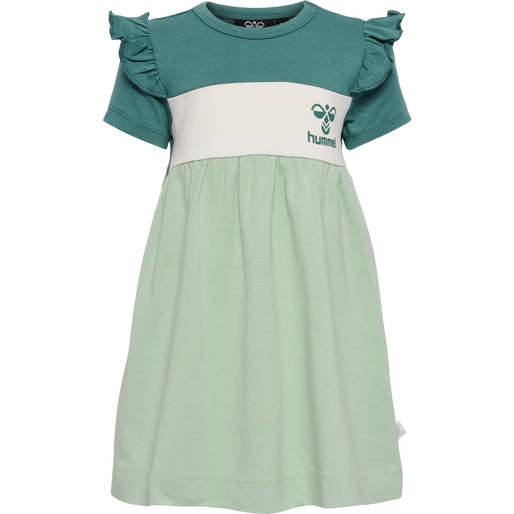 hmlTALYA DRESS S/S, SILT GREEN, packshot