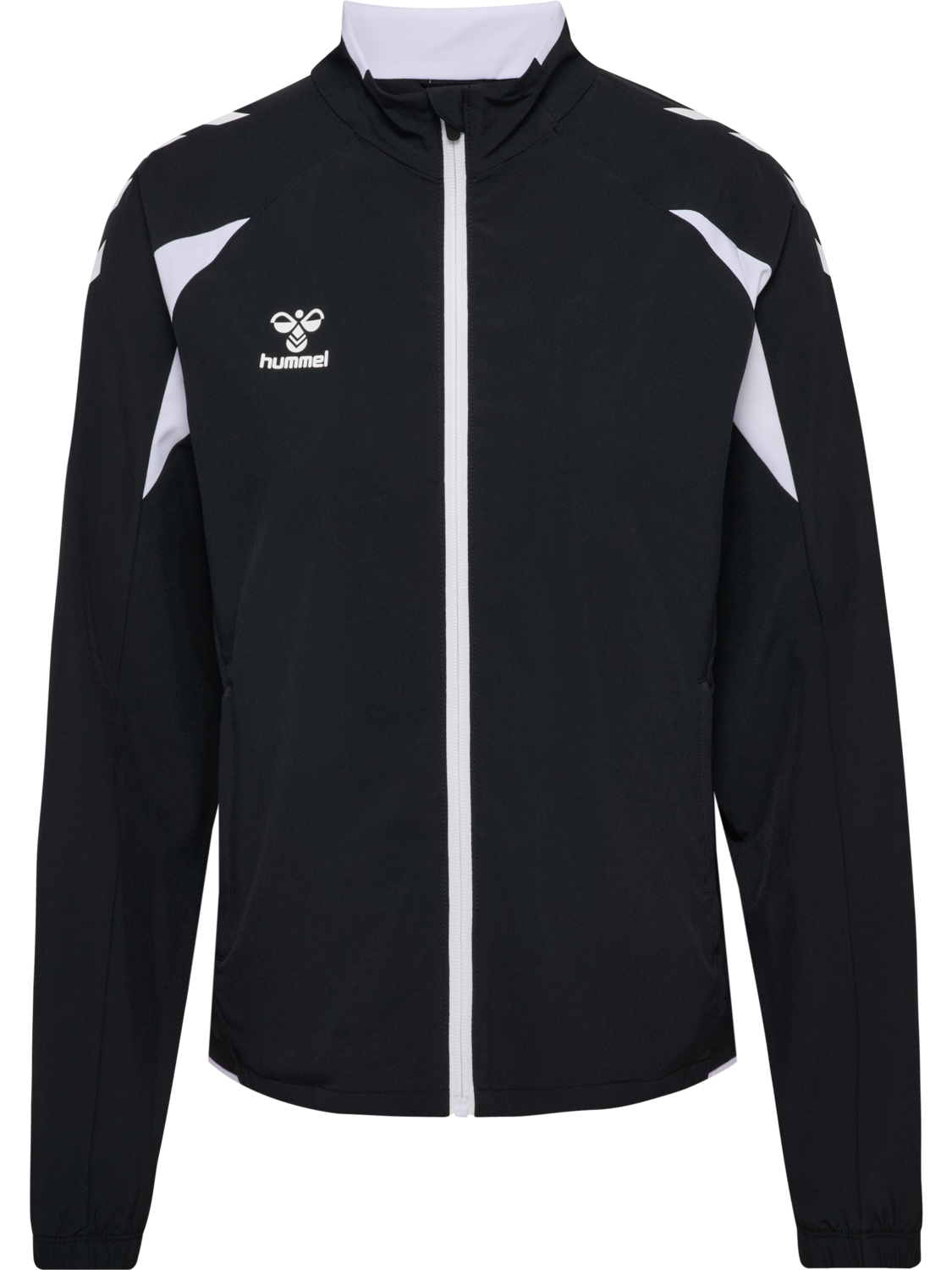 hmlCORE 2.0 WOVEN JACKET WOMAN, BLACK/WHITE, packshot