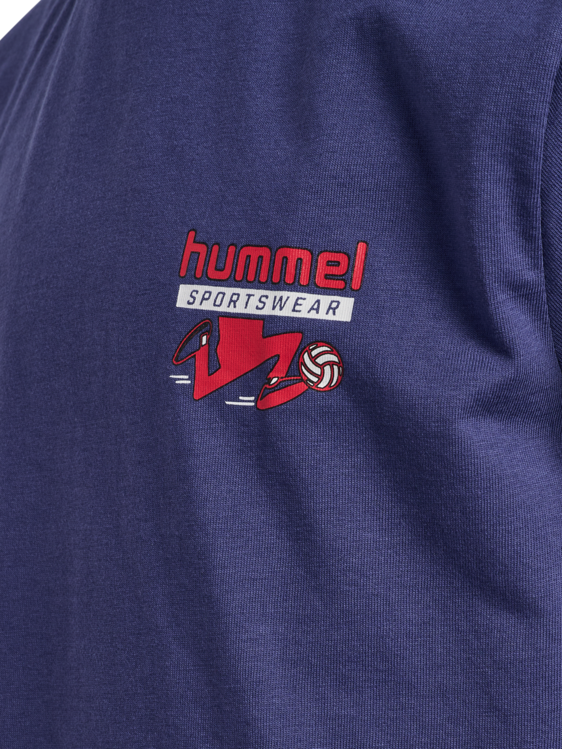 hmlJR REG T-SHIRT S/S RUNNER 2-PACK, SMOKE PINE/DEEP COBALT, packshot