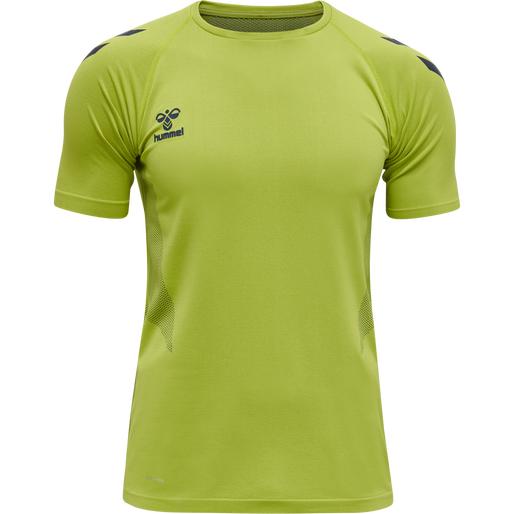 hmlLEAD PRO SEAMLESS TRN JRS, LIME PUNCH, packshot