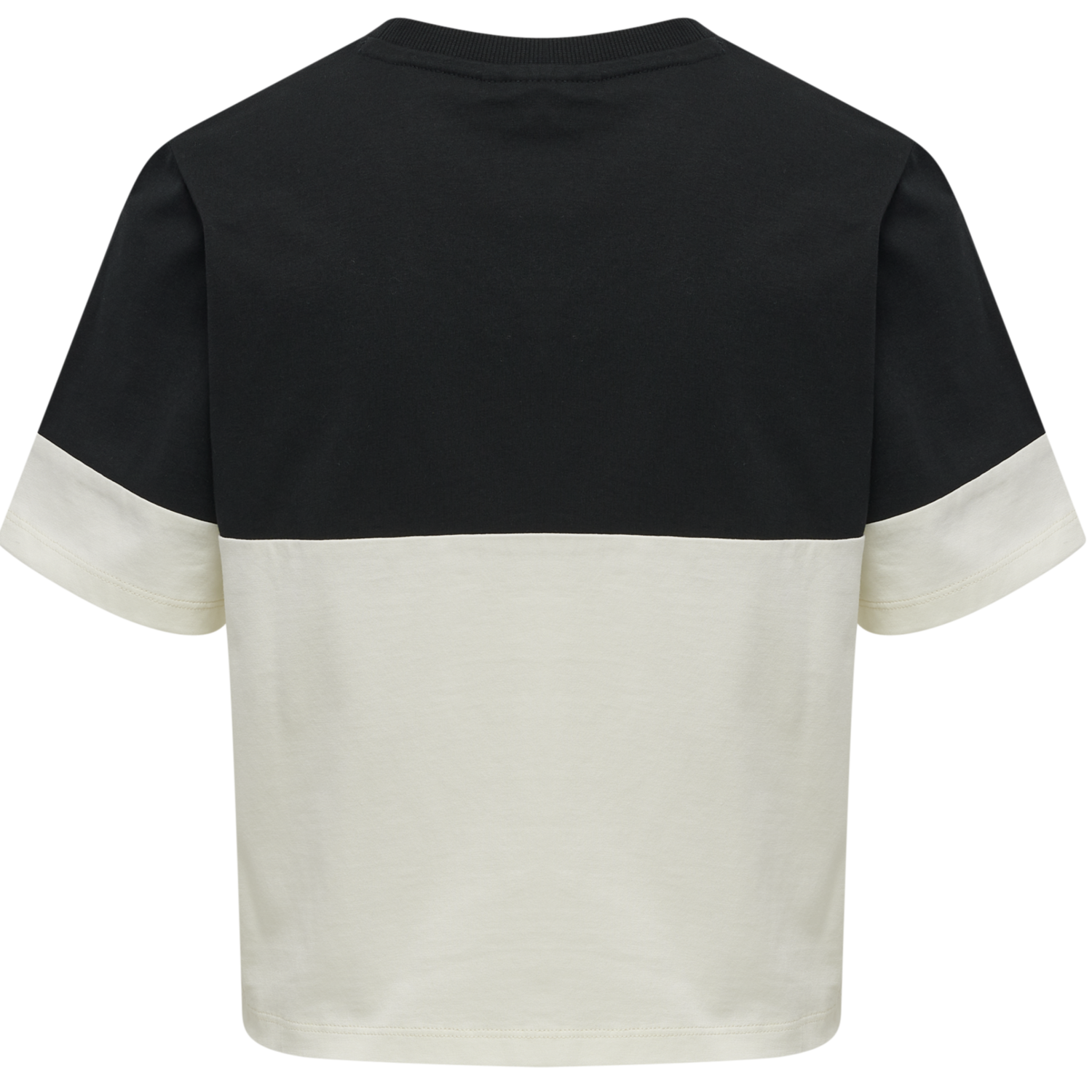 hmlLGC SIW CROPPED T-SHIRT, BLACK, packshot