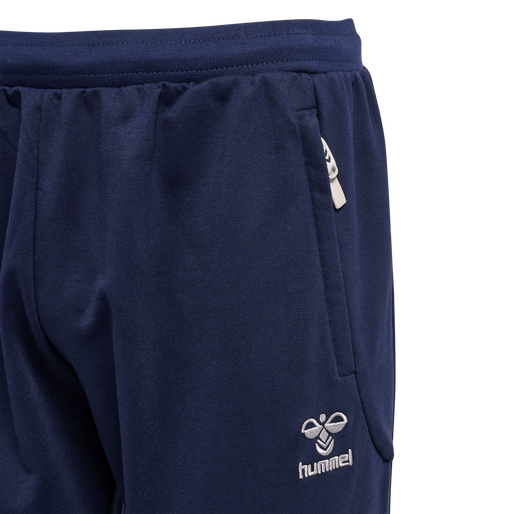hmlMOVE GRID COTTON PANTS, MARINE, packshot