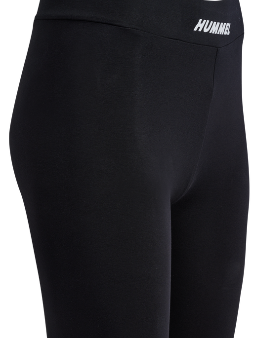 hmlELEMENTAL COTTON HW TIGHTS, BLACK/BLACK, packshot