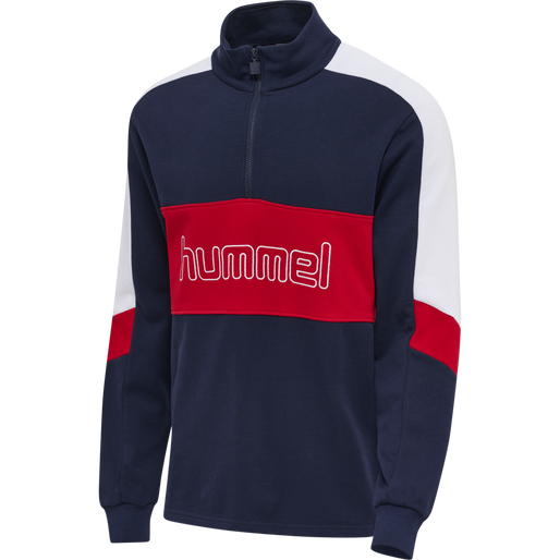 hmlIC CLAUDE HALF ZIP SWEATSHIRT, 7666, packshot