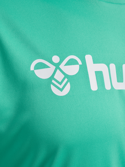 hmlLOGO JERSEY S/S, ATLANTIS, packshot