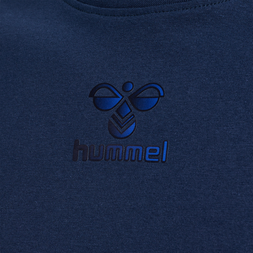 hummel ACTIVE BEE CO TEE S/S - DRESS BLUES