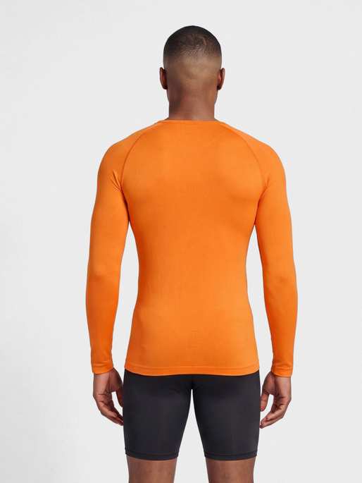 hmlBL COMFORT 2.0 TEE L/S, ORANGE TIGER, model