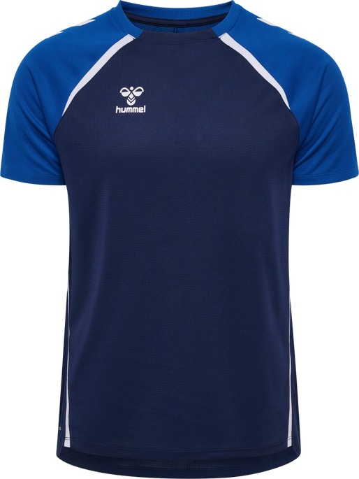 hmlLEAD 2.0 JERSEY S/S, MARINE/TRUE BLUE, packshot