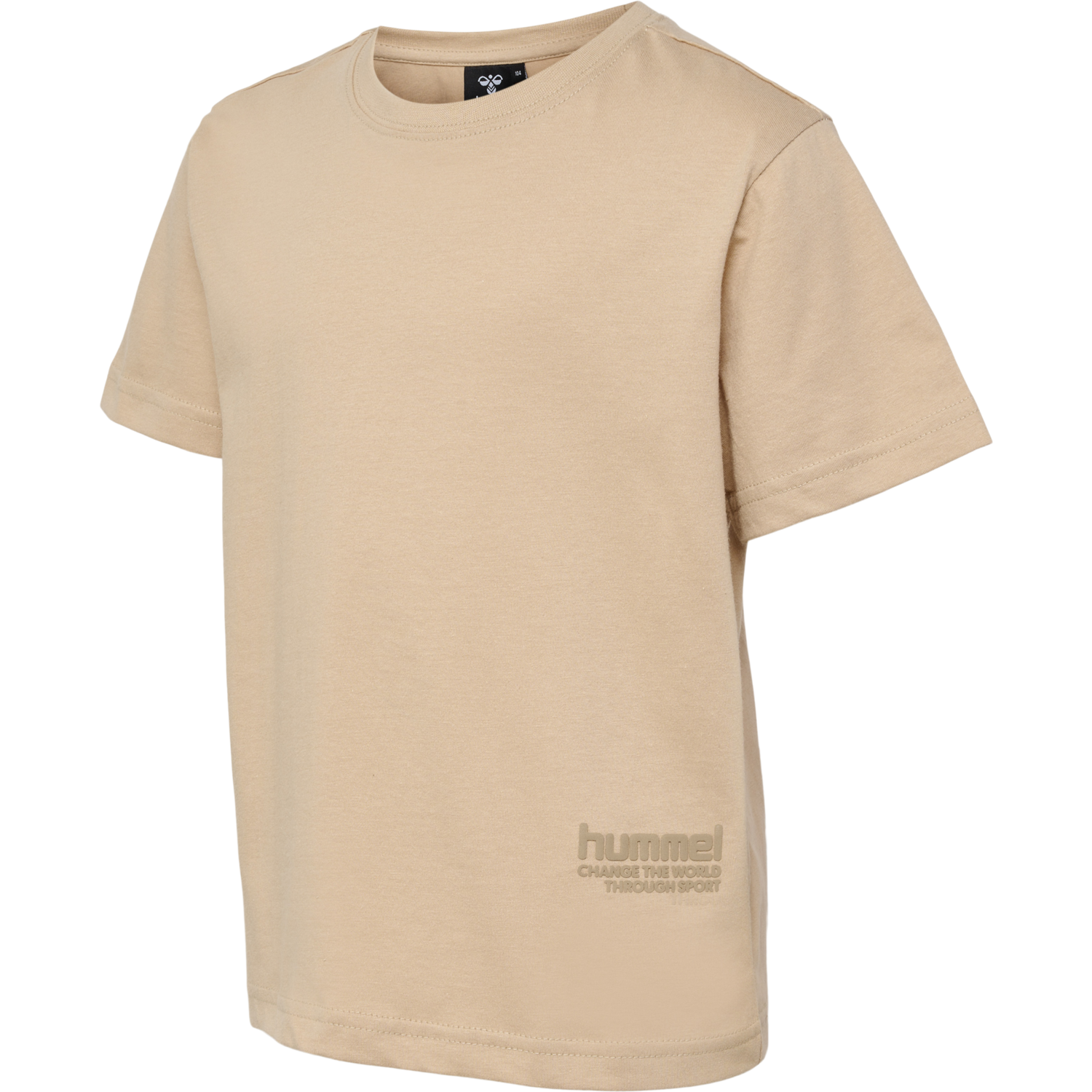 hmlPURE T-SHIRT S/S, IRISH CREAM, packshot
