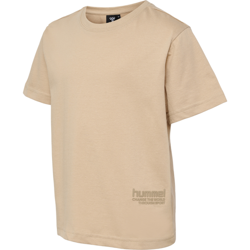 hmlPURE T-SHIRT S/S, IRISH CREAM, packshot