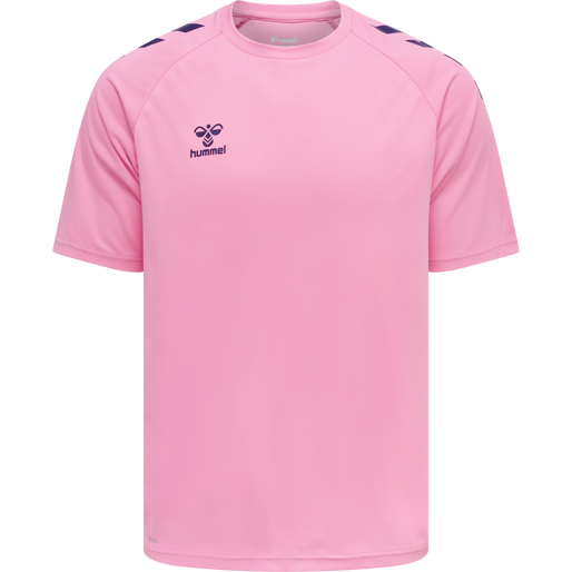 hmlCORE XK CORE POLY T-SHIRT S/S, COTTON CANDY hmlCORE XK CORE POLY T-SHIRT S/S, COTTON CANDY, packshot