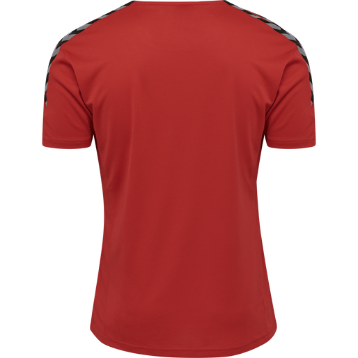 hmlAUTHENTIC POLY JERSEY S/S, TRUE RED hmlAUTHENTIC POLY JERSEY S/S, TRUE RED, packshot