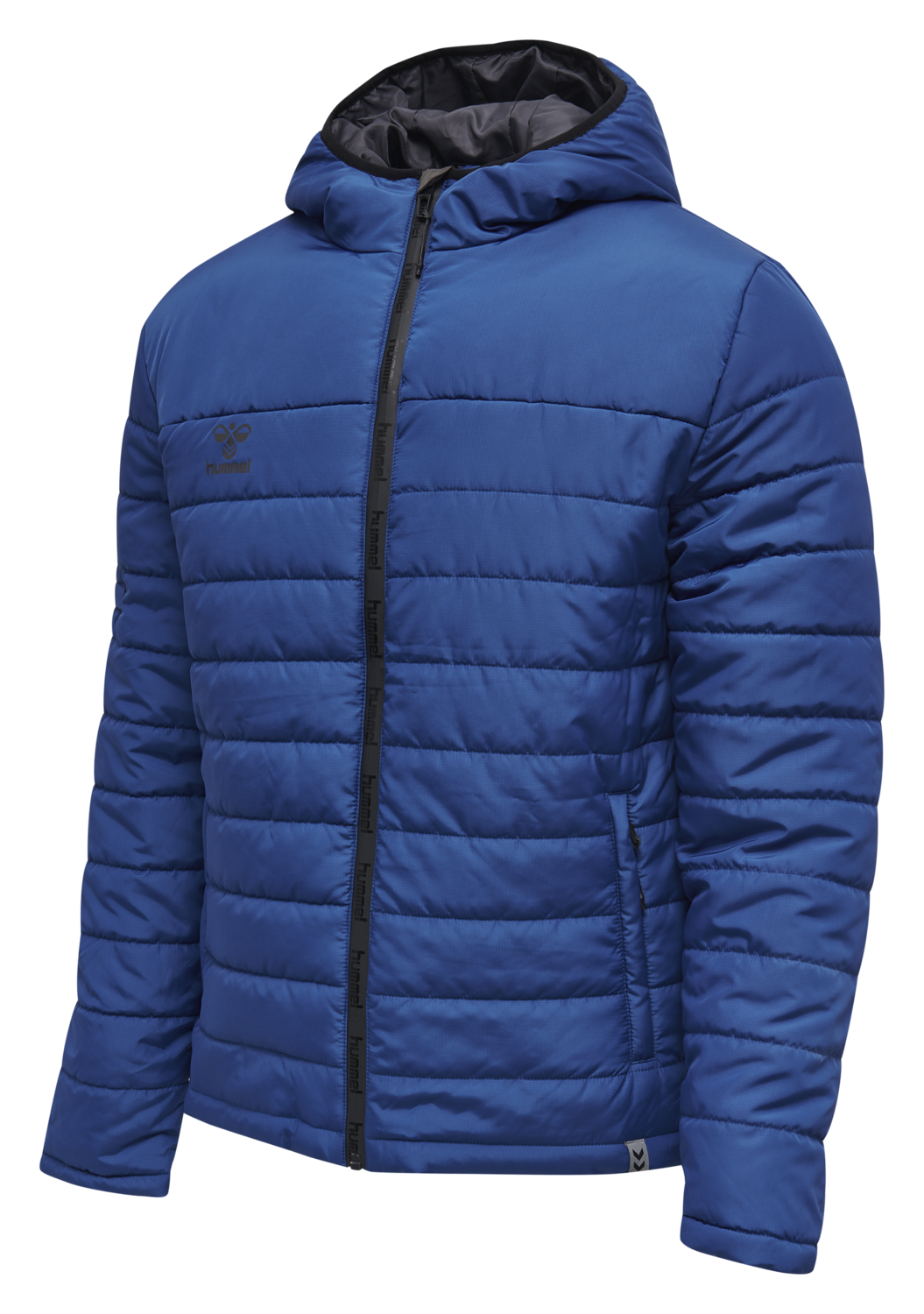 quilted hooded jacket