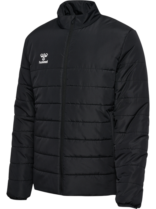 hmlESSENTIAL SHORT BENCH JKT, BLACK, packshot