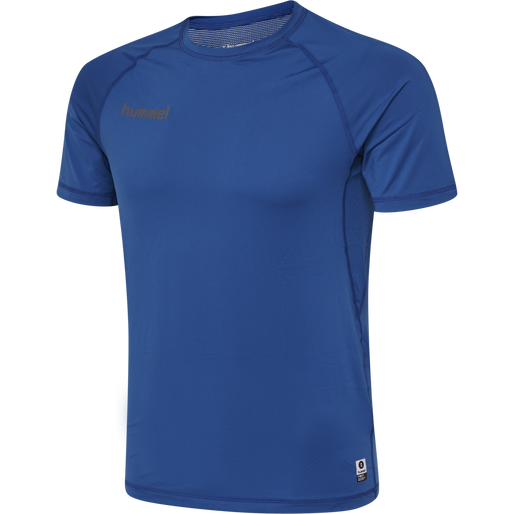 HML FIRST PERFORMANCE KIDS JERS S/S, TRUE BLUE, packshot