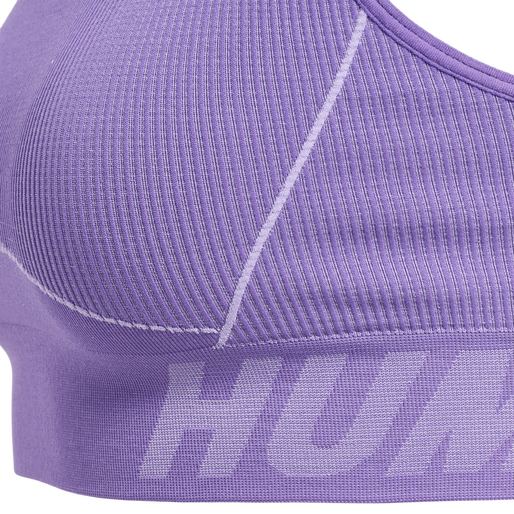 hmlTE CHRISTEL SEAMLESS SPORTS TOP, PAISLEY PURPLE/LAVENDER MELANG, packshot