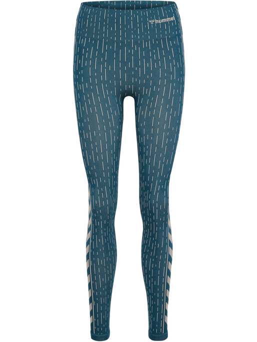 hmlMT DROPS SEAMLESS MW TIGHTS, STARGAZER/SILVER LINING hmlMT DROPS SEAMLESS MW TIGHTS, STARGAZER/SILVER LINING, packshot