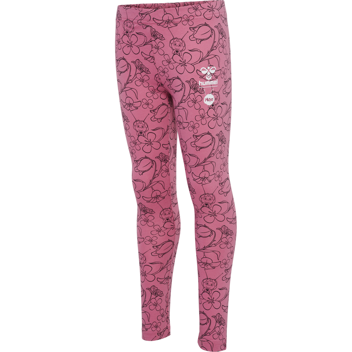 hmlMAYA FLOWER AOP ONZE TIGHTS, HEATHER ROSE, packshot